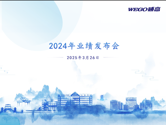 威高股份：2024年年度業績